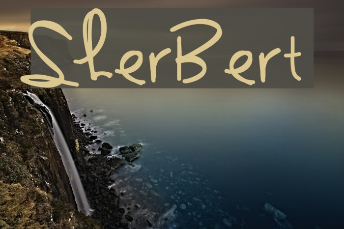 Sherbert Font examples