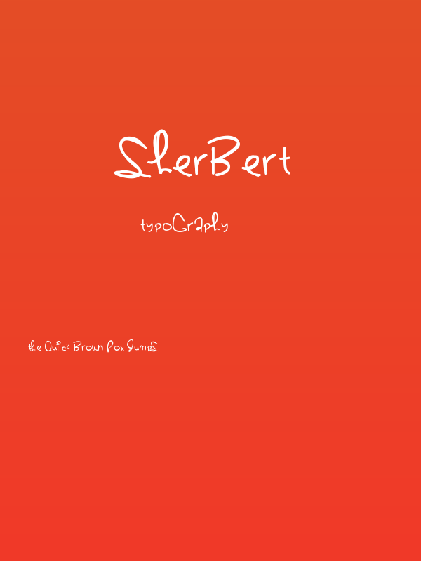 Sherbert Poster