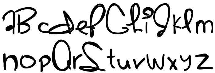Sherbert Font LOWERCASE