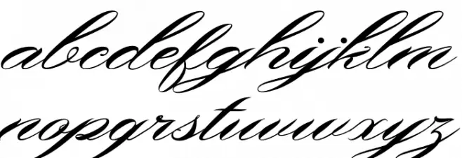 Shergine Demo Caratteri MINUSCOLO