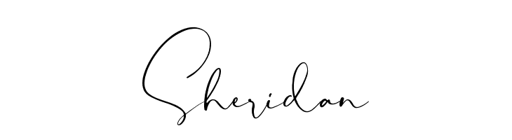Sheridan  Frei Schriftart Herunterladen