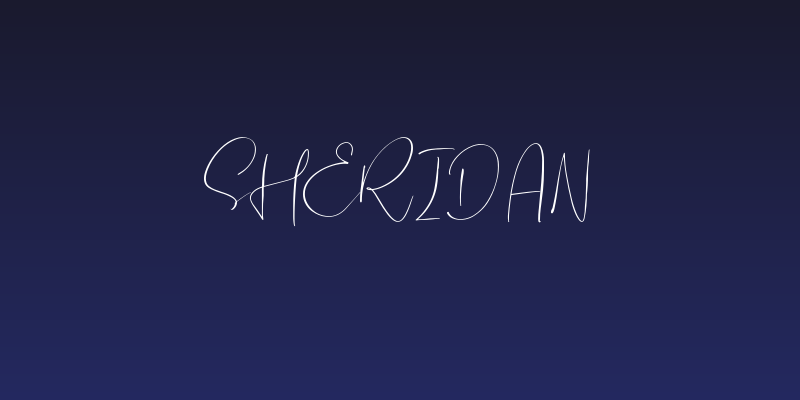 Sheridan Social Header