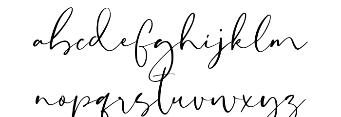 Sheridan Font LOWERCASE