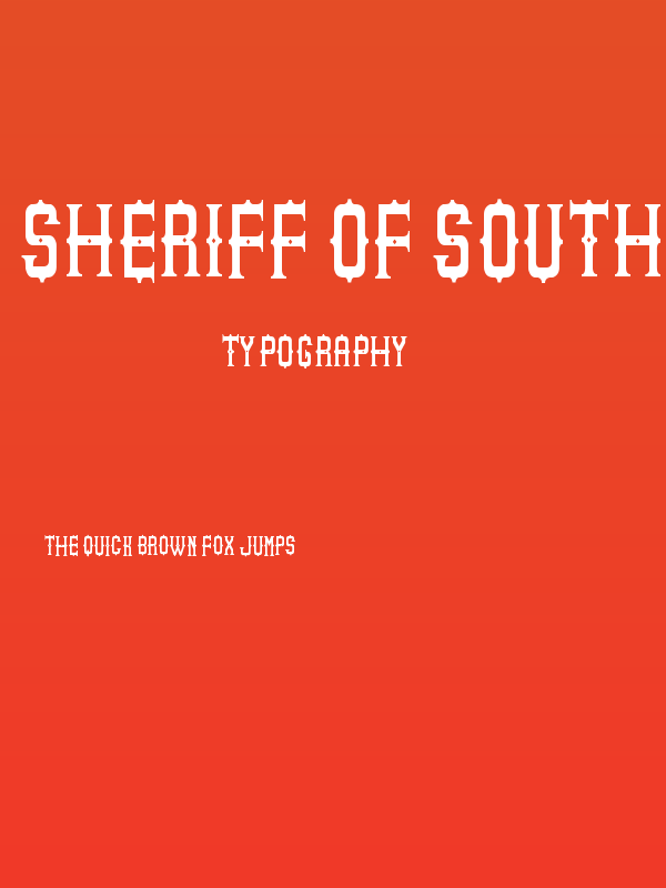 Sheriff of South St Poster