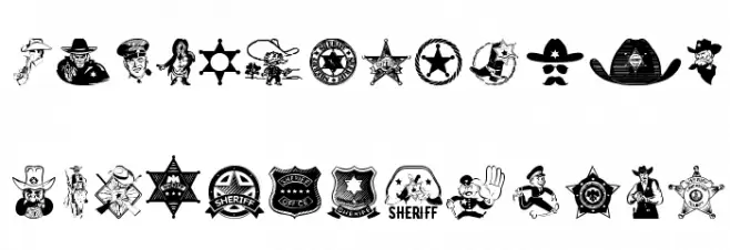 Sheriff Caratteri MAIUSCOLE