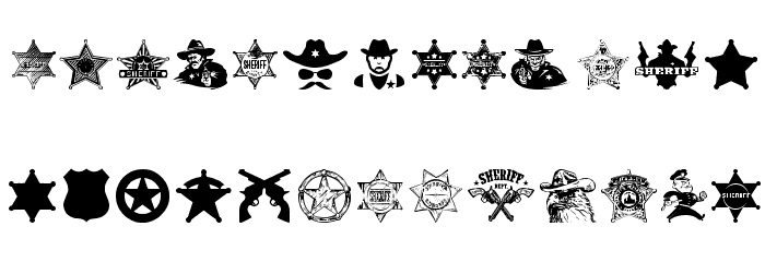 Sheriff Font LOWERCASE