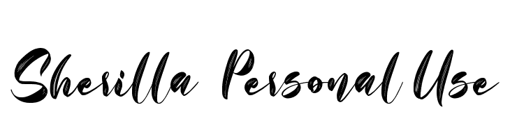 Sherilla - Personal Use  Frei Schriftart Herunterladen