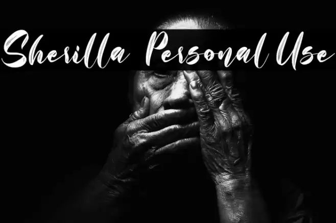 Sherilla - Personal Use Font examples