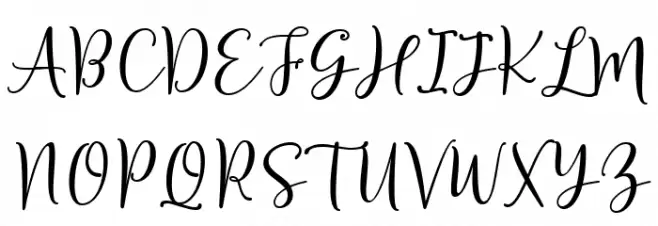 Sherilyn Script Regular Schriftart Groß