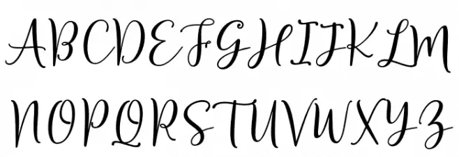 Sherilyn Script Regular Fuentes MAYÚSCULAS