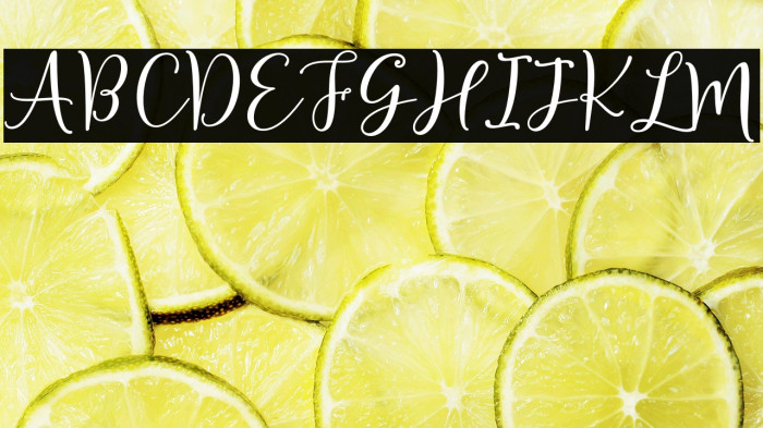 Sherilyn Script Regular Example 1