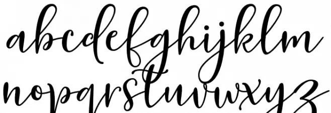 Sherilyn Script Regular 字体 小写