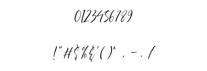 Sherland Modern Font OTHER CHARS