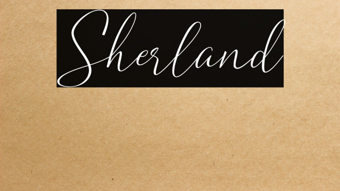 Sherland Example 2