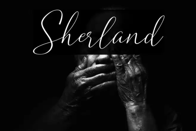 Sherland Font examples