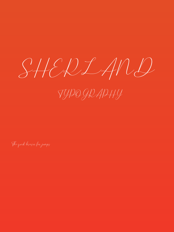 Sherland Poster