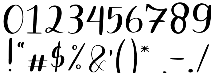 SherlettaRegular Font OTHER CHARS