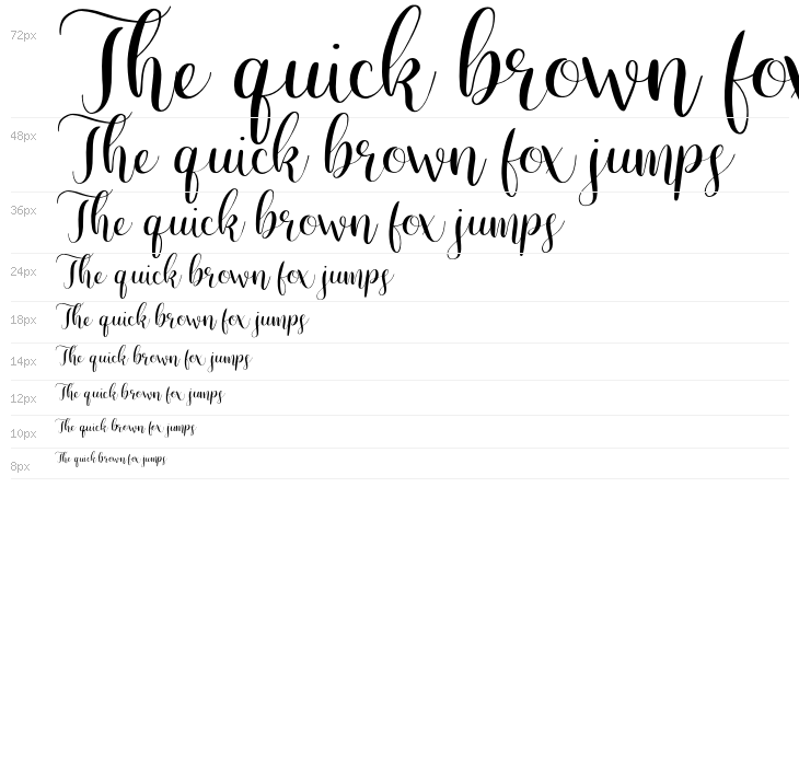 SherlettaRegular Waterfall