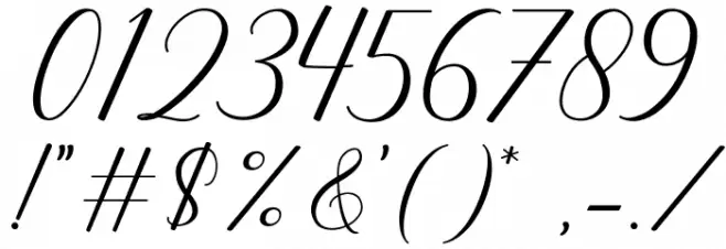 Sherlina Font OTHER CHARS