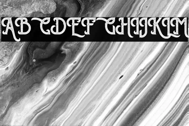 Sherlock Press Personal Use Font examples