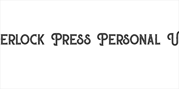 Sherlock Press Personal Use Logo
