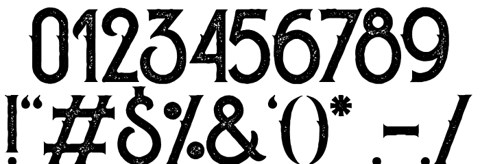 Sherlock Vintage Font OTHER CHARS