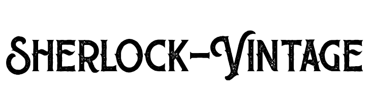 Sherlock-Vintage  免费字体下载