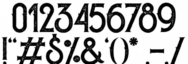 Sherlock-Vintage Font OTHER CHARS