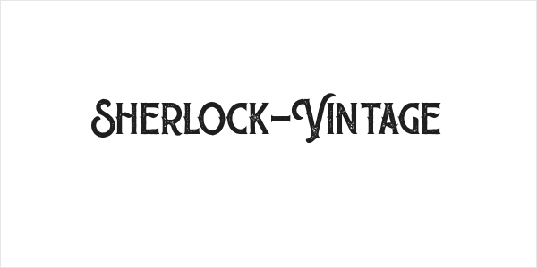 Sherlock-Vintage Logo