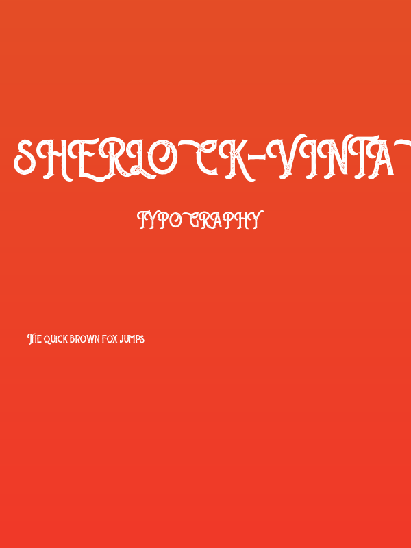 Sherlock-Vintage Poster