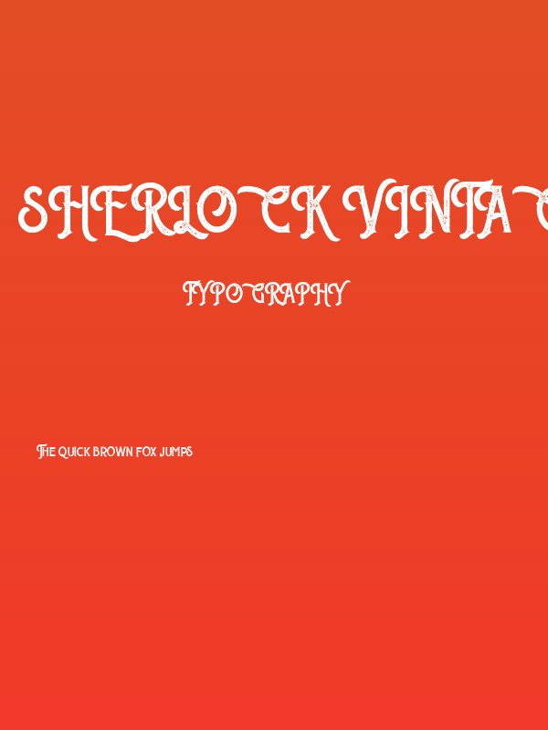 Sherlock Vintage Poster