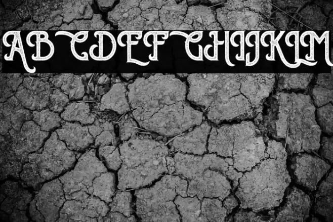 SherlockPressPersonalUse Font examples