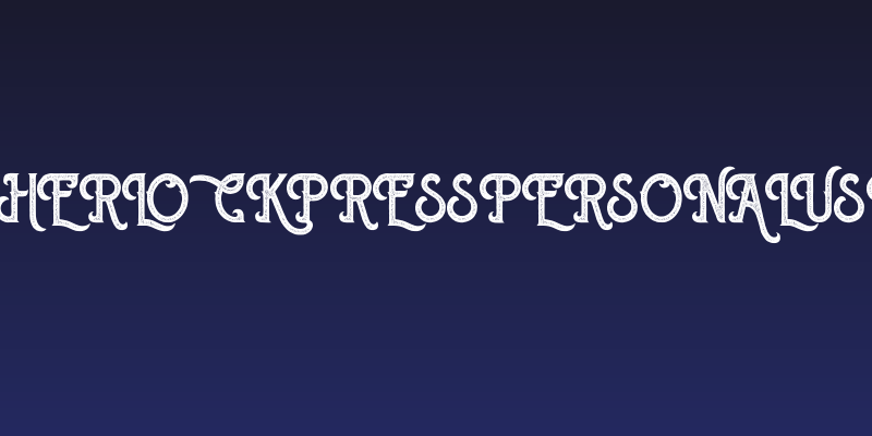 SherlockPressPersonalUse Social Header
