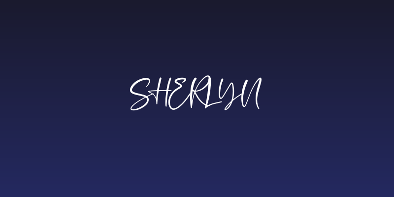 Sherlyn Social Header