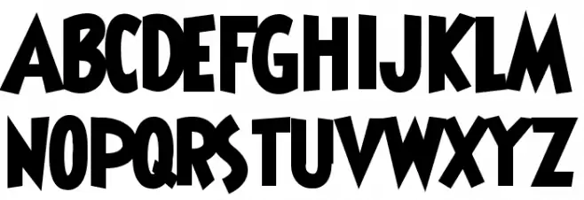 Shermlock Font UPPERCASE