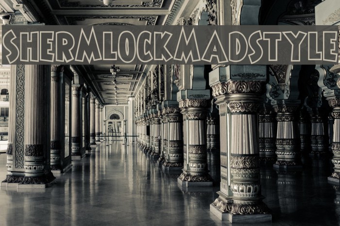 ShermlockMadstyle Font examples