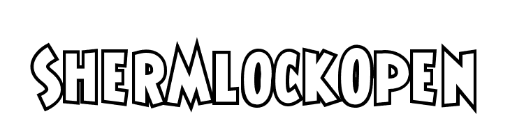 ShermlockOpen Fonte