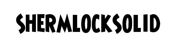 ShermlockSolid  免费字体下载