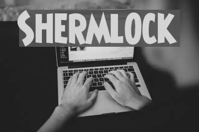 Shermlock Font examples