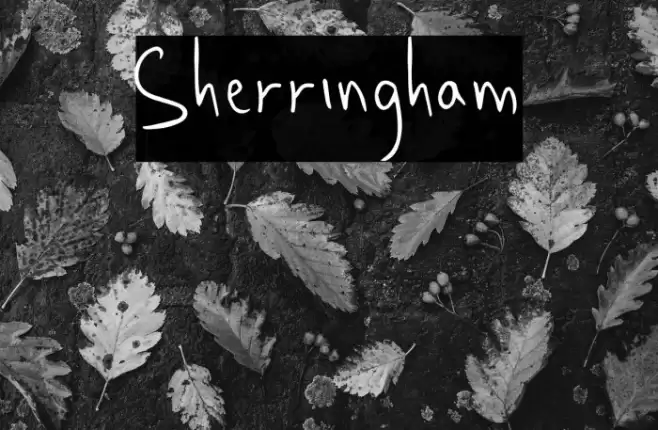 Sherringham Font examples