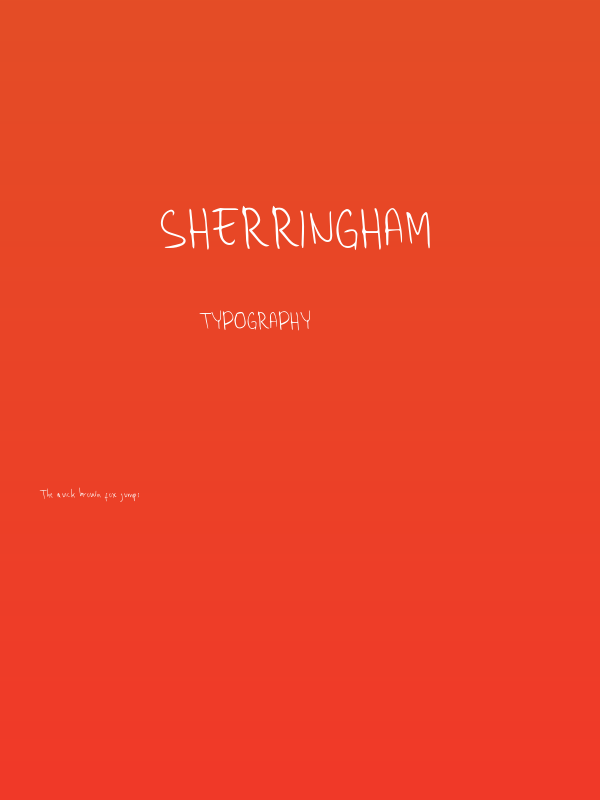 Sherringham Poster
