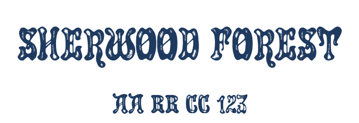 Sherwood Forest Font Preview