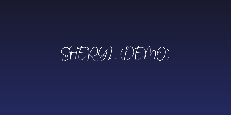 Sheryl (Demo) Social Header