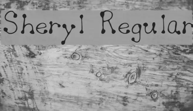 Sheryl Regular Font examples