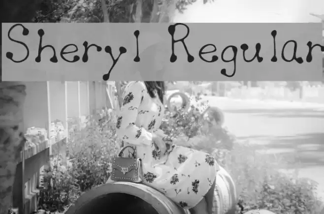 Sheryl Regular Font examples