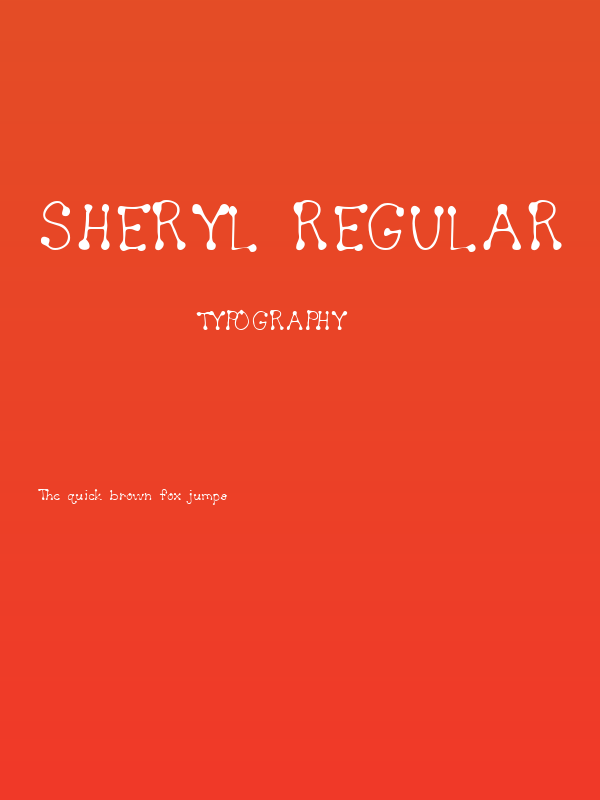 Sheryl Regular Poster