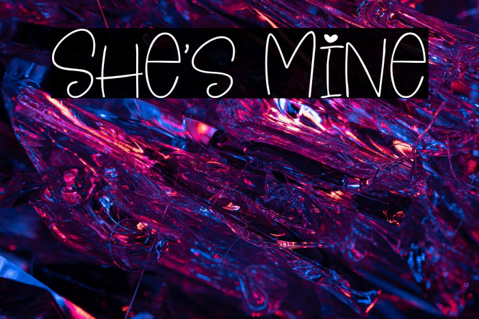 She's Mine Example 1