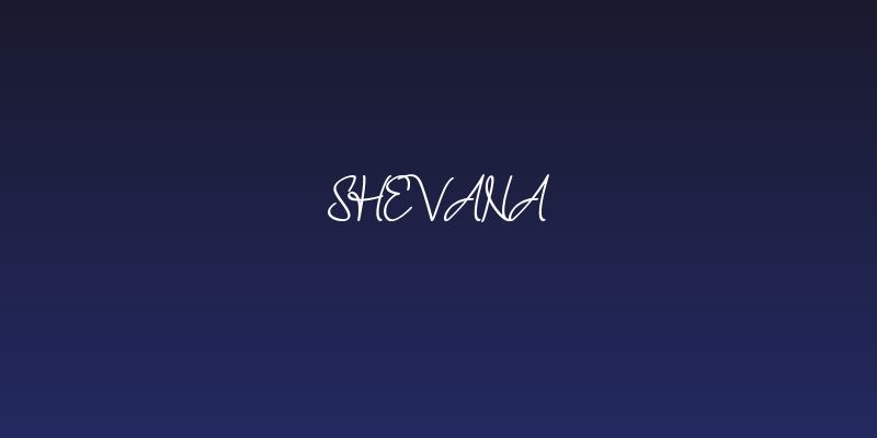 Shevana Social Header