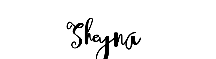 Sheyna  font caratteri gratis