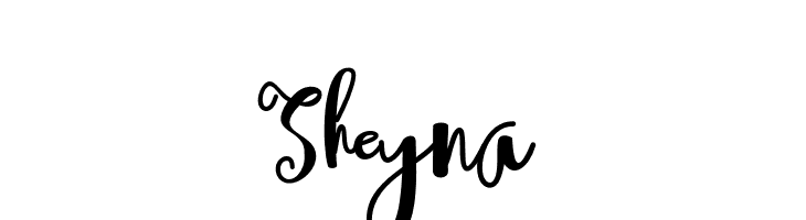 Sheyna  Descarca Fonturi Gratis